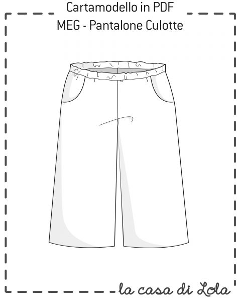Cartamodello PDF pantalone bambina